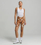 Heritage / Women's SuperFIT 2.0 Bib Short - Checkers Amber