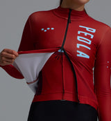 Heritage / Women's Thermal LS Jersey - Solid Fox Red