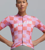 Heritage / Women's Training Jersey - Checkers Pastel