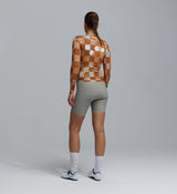 Heritage / Women's Training LS Jersey - Checkers Amber