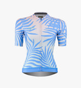 Vacation Women's Classic Cycling Jersey - Blue Steel, SPF 50 fabric, moisture-control, quick drying, silicone grippers