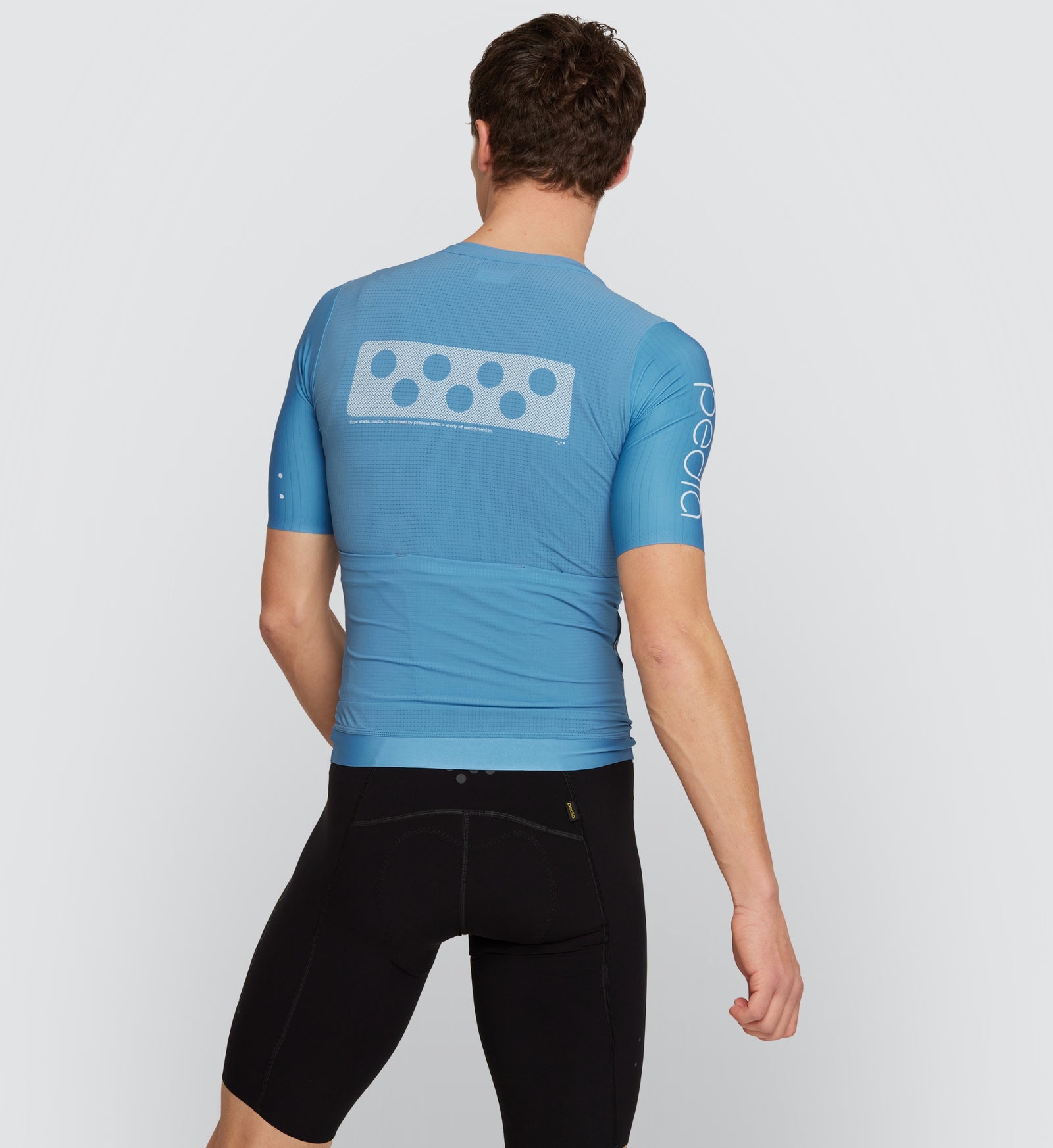 Pro Men s Pursuit Air Cycling Jersey in Slate High Temp Riding The Pedla