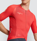 Pro Men's Pursuit Cycling Jersey - Typify Poppy Red