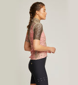 LOOPS Women's WindTECH Cycling Gilet Vest - Pink, Wind-proof, waterproof, lightweight, versatile.