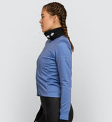 Elements Women's Thermal Cycling Jacket - Blue Smoke, eVent® Shield fabric, windproof, water-resistant, durable, high visibility.