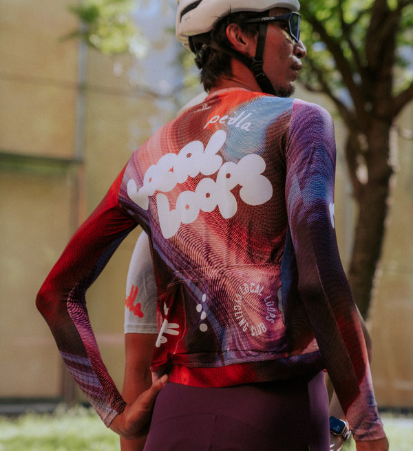 LOCAL LOOPS / Men's LS Classic Jersey - Bubble Swirl