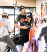 LOCAL LOOPS Men's Pro Air Gravel Suit Bubble Ink Silo Shaun Pedla