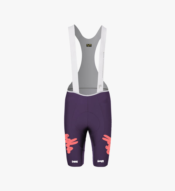LOCAL LOOPS / Men's SuperFIT 2.0 Bib Short - Aubergine