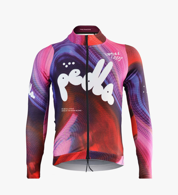 LOCAL LOOPS / Men's Thermal LS Jersey - Swirl