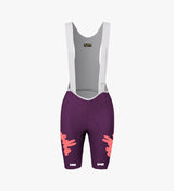 LOCAL LOOPS / Women's SuperFIT 2.0 Bib Short - Aubergine