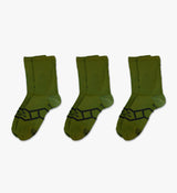 Lightweight / 3 Pack Merino Wool Socks - Khaki