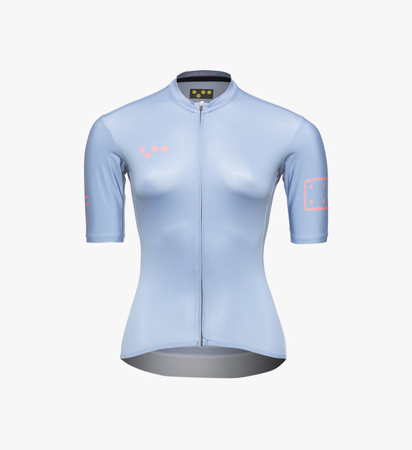 Women's LunaTECH Cycling Jersey - Bluestone: High-intensity, sun-protecting, all-day comfort. Lightweight and grippy.