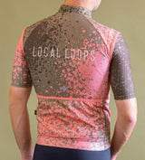 LOOPS Men's WindTECH Cycling Gilet / Vest - Pink - Wind-proof, waterproof, versatile for all conditions.