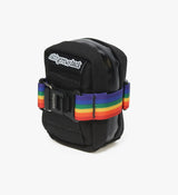 Skingrowsback Plan B Micron Saddle Bag - Rainbow, water resistant, compact design.