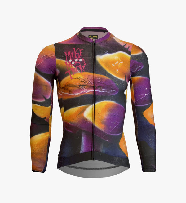 Beyondism / Men's Classic Long Sleeve Cycling Jersey - Makatron | Silo