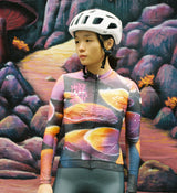 Beyondism / Women's Classic Long Sleeve Cycling Jersey - Makatron | Art Series
