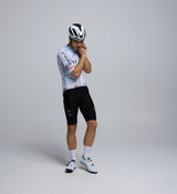 Side profile of the Training Jersey – Fade, highlighting breathable mesh panels and ergonomic four-way stretch.