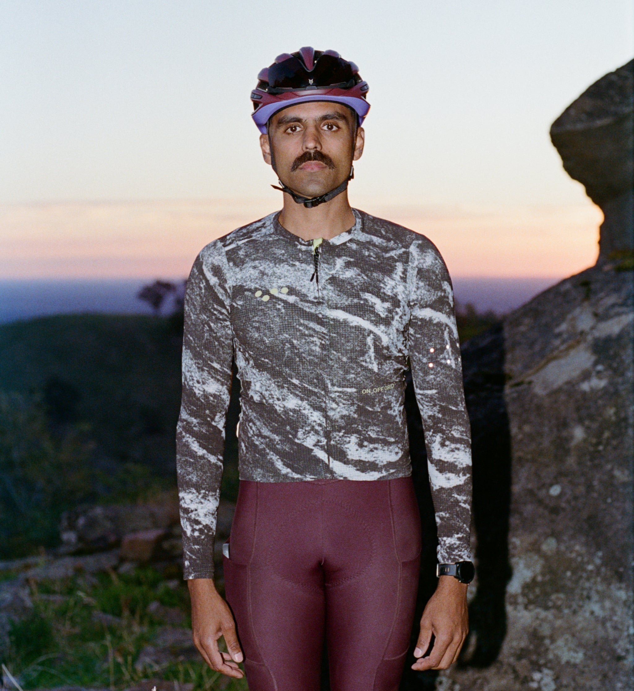 ON_OFF SuperSYSTEM Long Sleeve cycling jersey - Basalt Grey