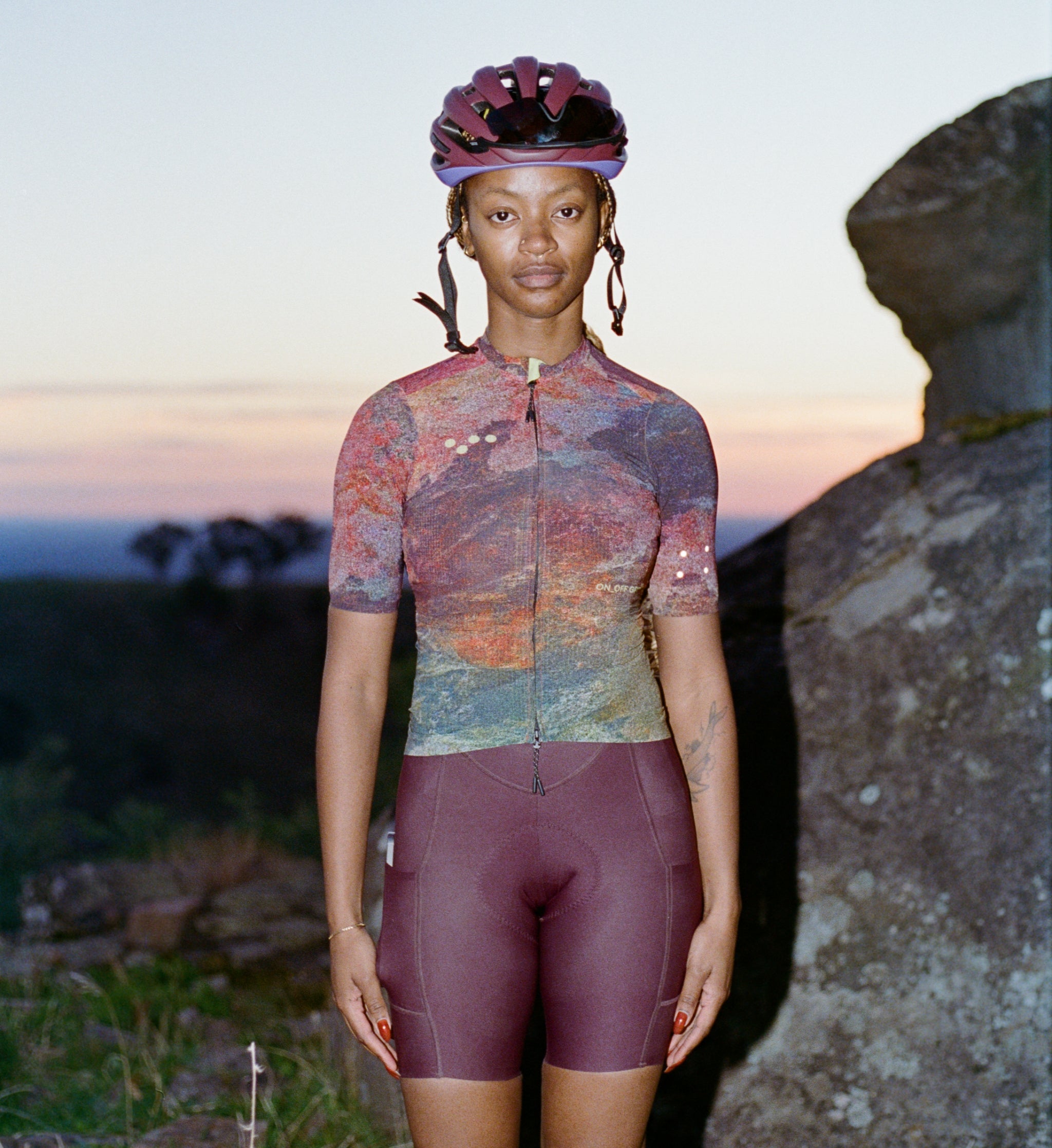 ON_OFF Women's SuperSYSTEM cycling jersey Rock Grey