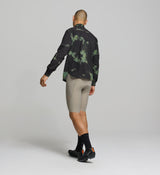 Back view of cargo cycling shirt – zippered rear pocket and lightweight design for storage and performance on and off the bike