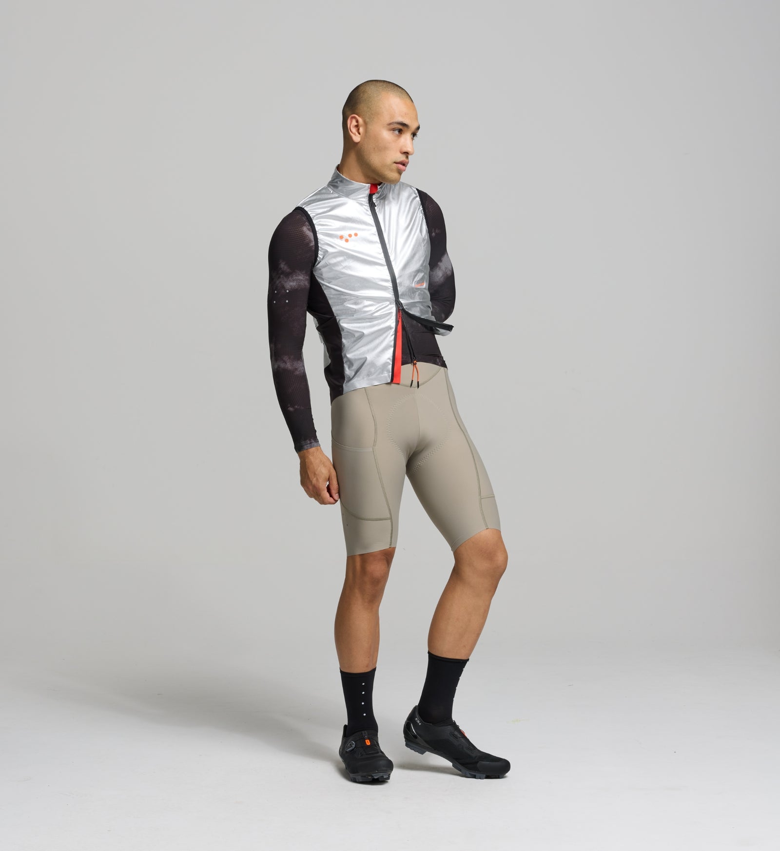 Unisex SafetySHELL Cycling Gilet – Aluminum