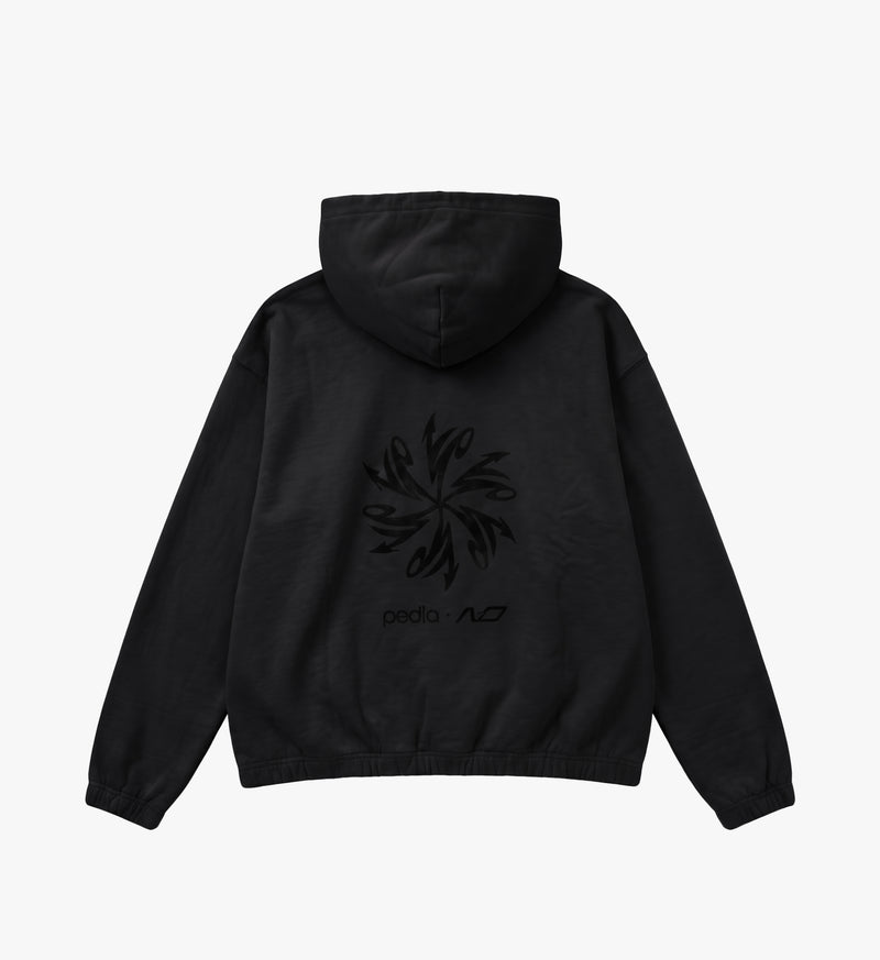 Pedla X N-0 / Hoodie - Black