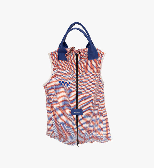 Pedla x A-ESQUE / Upcycled Gilet Tote - Cross Hatch