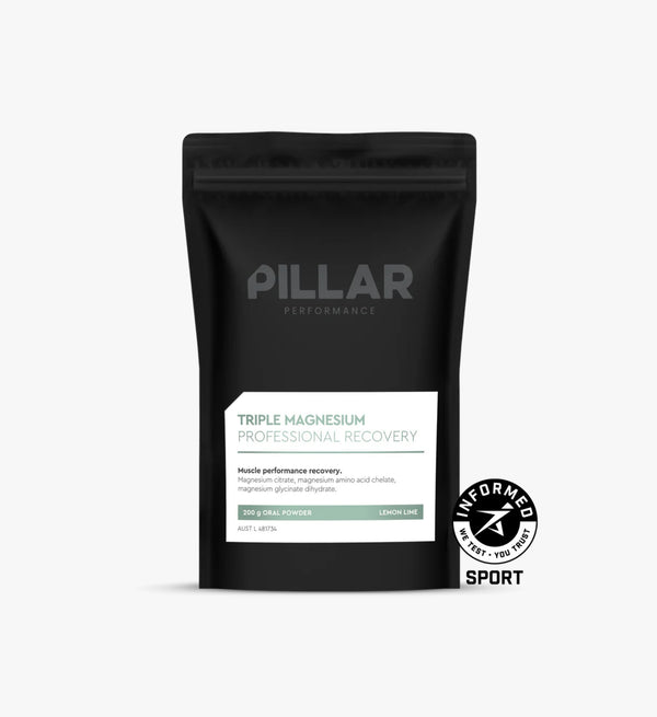 Pillar Performance / Triple Magnesium Professional Powder - Lemon Lime - 200g Pouch