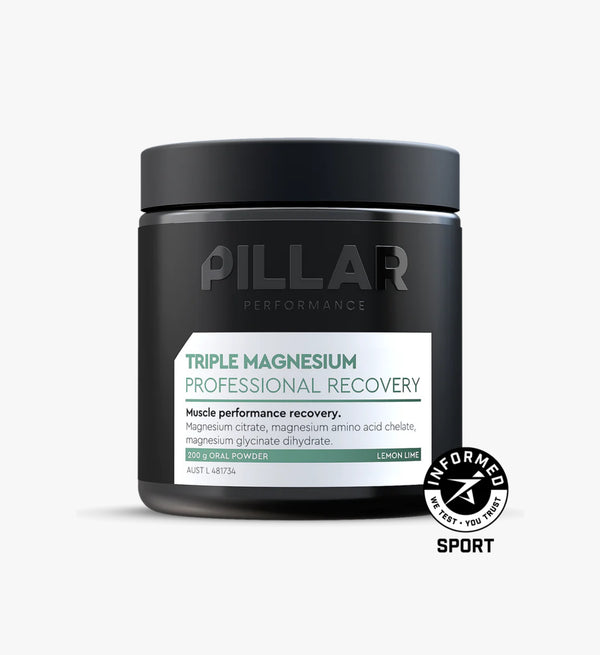 Pillar Performance / Triple Magnesium Professional Powder - Lemon Lime - 200g Jar