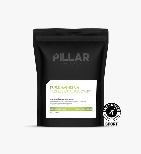 Pillar Performance / Triple Magnesium Powder - Pineapple Coconut - 400g Pouch