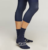 Core Knee Warmers - Navy | Stretch Fleece | High Breathability | Colder Conditions | Pedla Gripper Bands