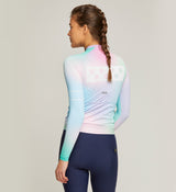 BOLD Women's Continental Cycling Jersey - Opalescent, midweight, reflective, breathable, versatile