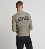 Pro Men's Pursuit LS Cycling Jersey - Khaki