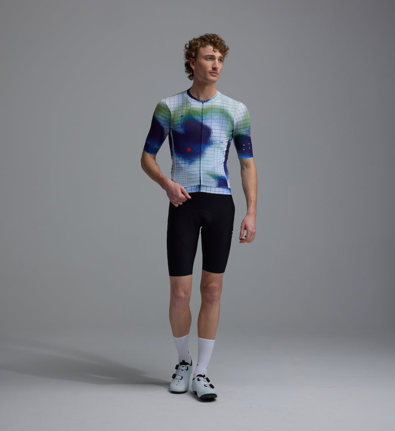 RACE_DIVISION / Men's Training Jersey - Grid Cobalt