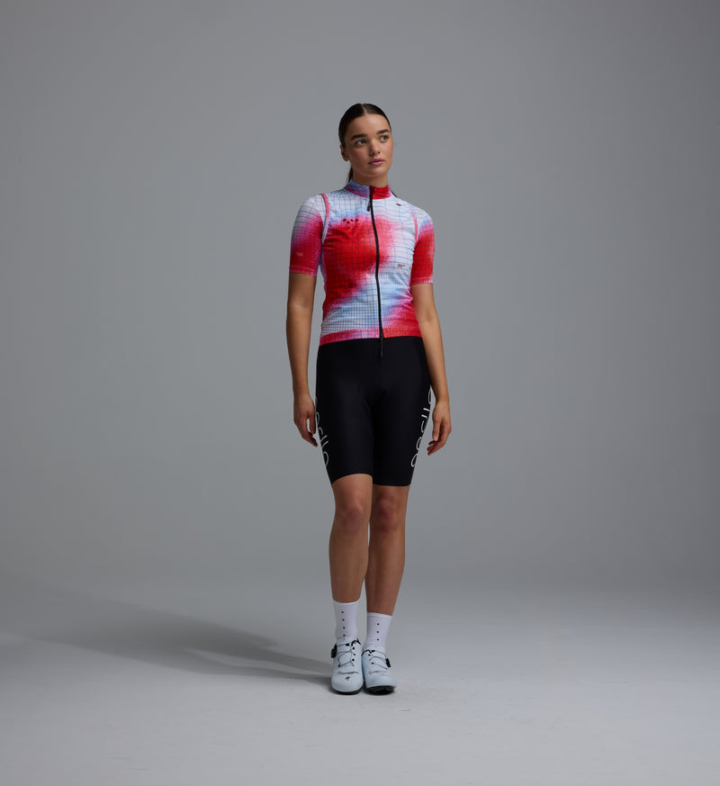 RACE_DIVISION / Women's Classic LITE Gilet - Grid Red