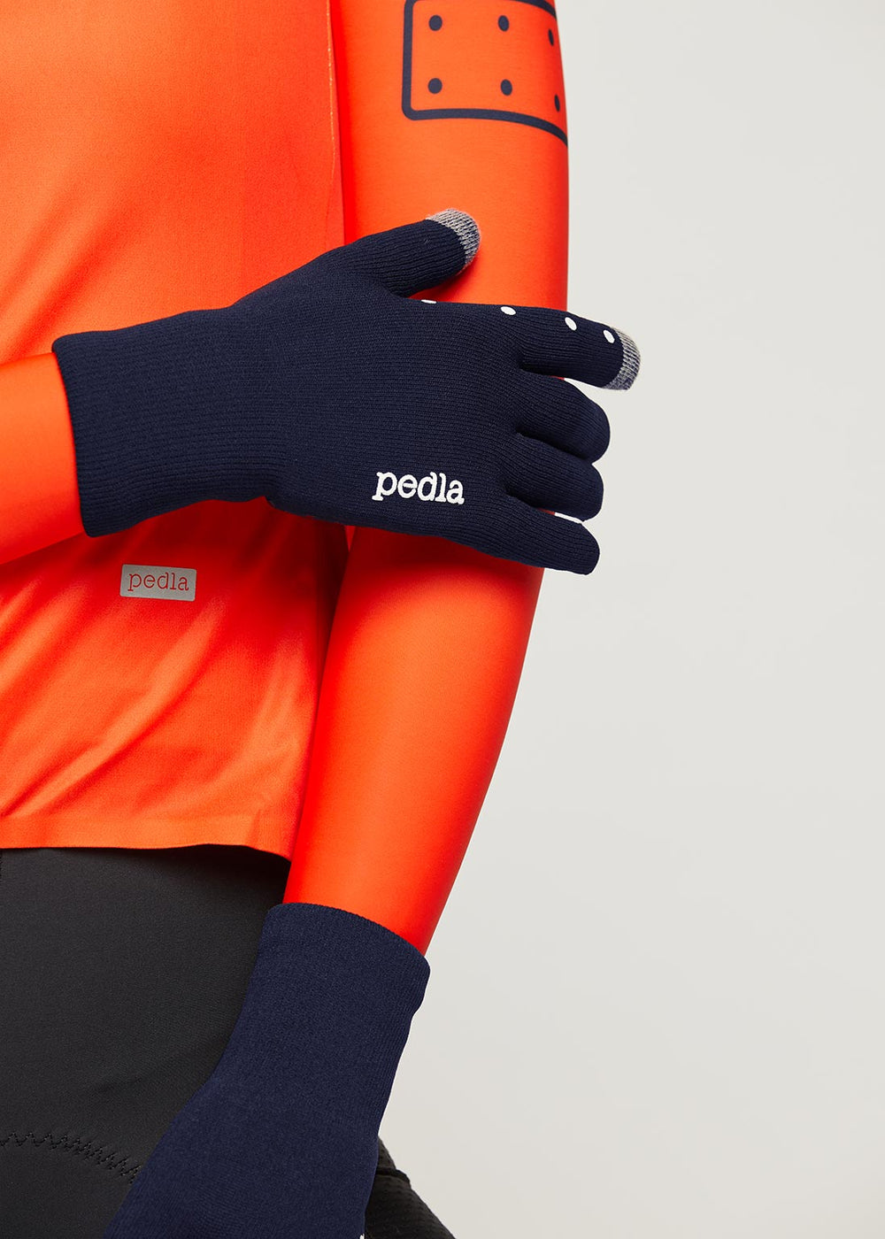AquaSHIELD Cycling Gloves - Navy | Wind & Rain-Proof | High Grip