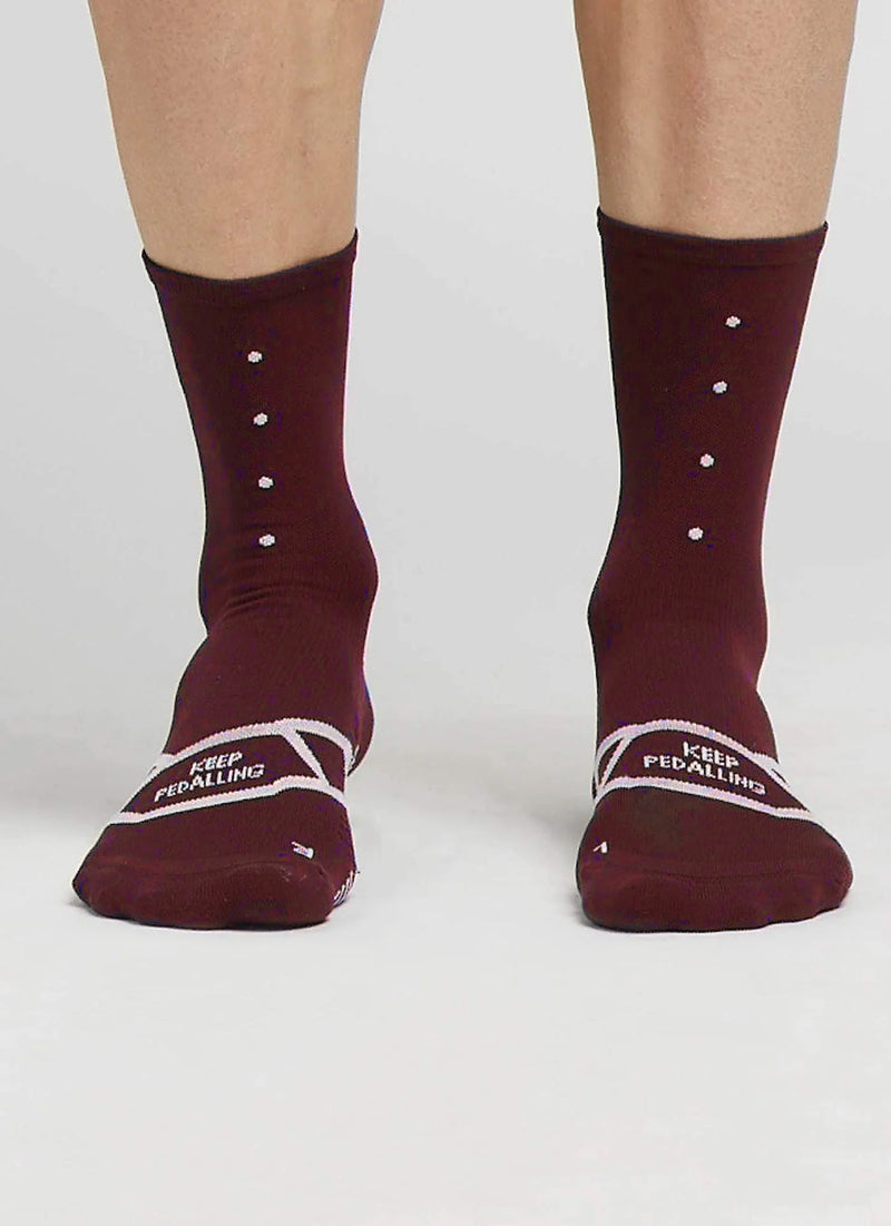 Lightweight / Merino Wool Socks - Rust
