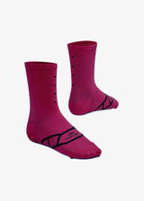 Lightweight Cycling Socks - Magenta | Size: M/L | Moisture-wicking, breathable, and ideal for hot summer days.