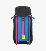 Topo Designs Mountain Pack 16L - Black/Blue | Lightweight, Recycled Nylon | Laptop Sleeve | Outdoor Adventure Piece