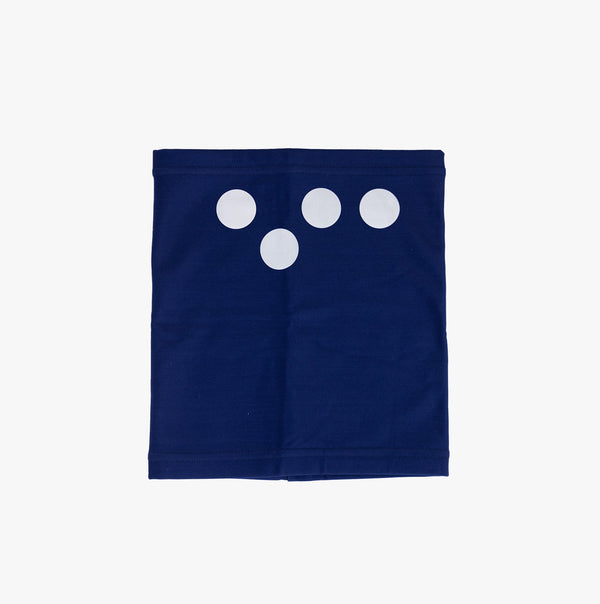 Core / Roubaix Neck Gaiter - Navy, lightweight, thermal warmth, frosty mornings, deep winter, Pedla dots