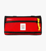 Topo / Bike Bag - Red Black: Weatherproof, versatile bike bag for tools, tubes, and more.