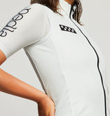 Bold Women's WindTECH Cycling Gilet Vest - Off White, wind-proof, waterproof, quick-drying, lightweight, added protection.