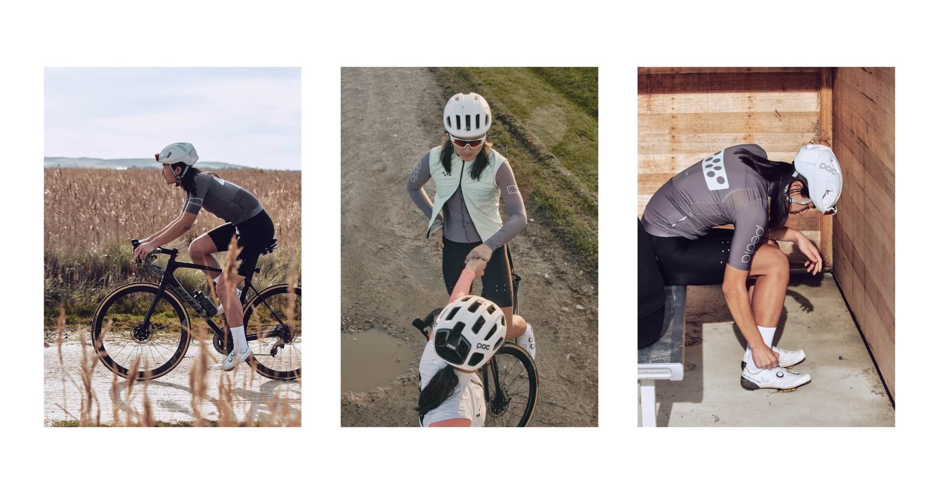 3 photos of Pedla bike riders