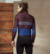 Machina Men's Classic LS Cycling Jersey - Cabernet: Lightweight, SPF 50 fabric with improved fit and added ventilation.
