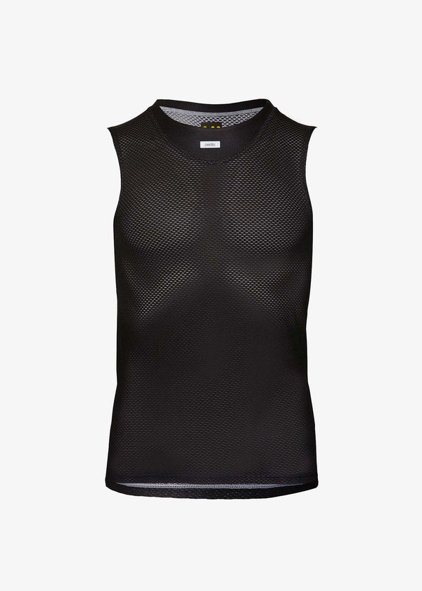Elevate Cycling Base Layer - Black: Moisture-wicking, ventilated, odor-resistant Italian fabric.