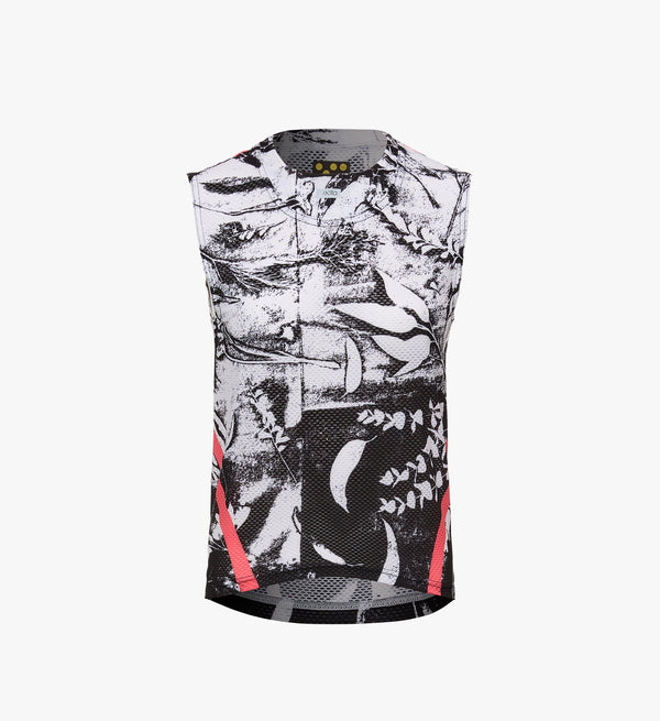 Nature Men's Cycling Base Layer - Monochrome, Breathable Mesh Fabrication, Stay Cool and Comfortable