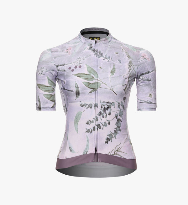 Nature Women's Classic Cycling Jersey - Blush, SPF 50 fabric, quick-drying, four-way stretch