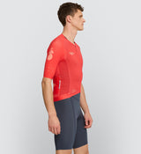 Pro Men's Pursuit Cycling Jersey - Typify Poppy Red