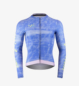 Vacation Men's Classic LS Cycling Jersey - Ripple, summer riding essential, SPF 50 fabric, quick drying, comfortable fit