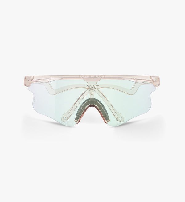 Alba Optics DELTA LEI Snow Pink sunglasses with BTL F lens.